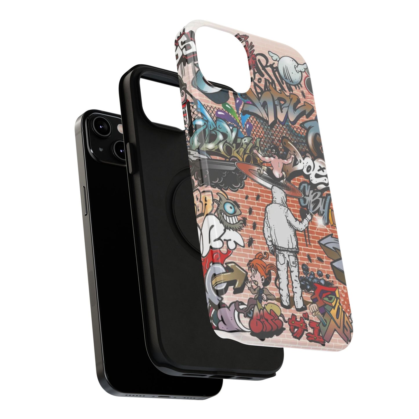 Coque de téléphone Graffiti Street Art — Coque résistante aux chocs style camouflage skateboard urbain