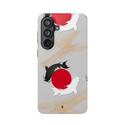 Coque de Téléphone Koi Circle Résistante aux Chocs