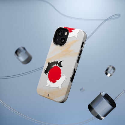 Coque de Téléphone Koi Circle Résistante aux Chocs
