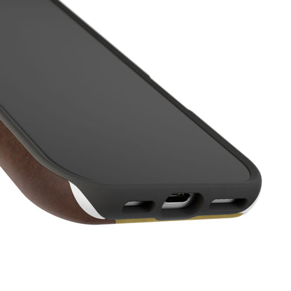 Coque de téléphone — Silhouettes multiculturelles abstraites magnétique et résistante aux chocs