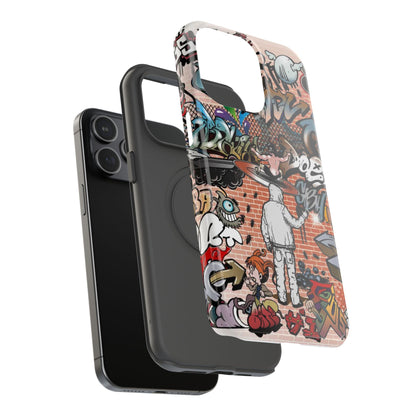 Coque de téléphone Graffiti Street Art — Coque résistante aux chocs style camouflage skateboard urbain