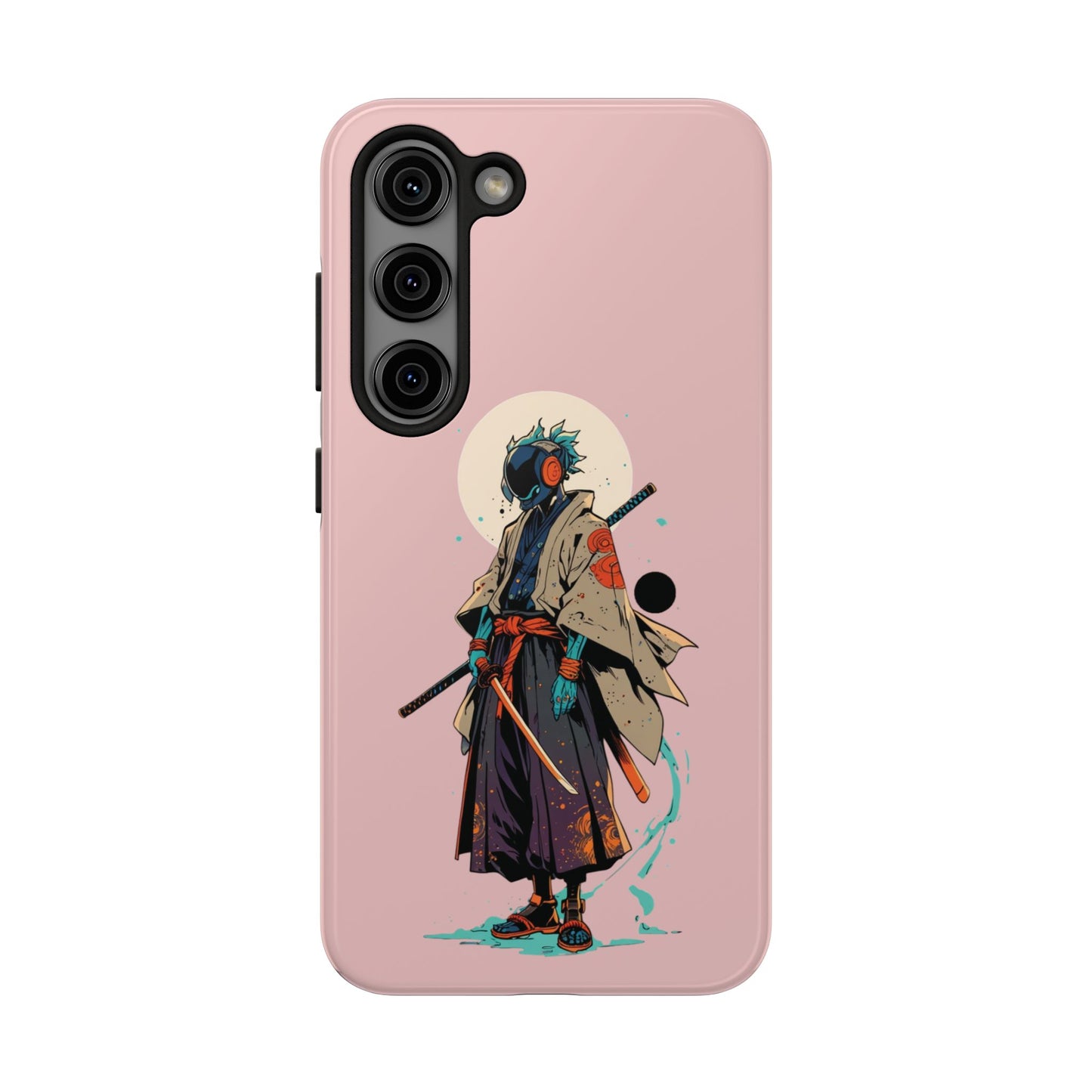 Samurai Cyberpunk Phone Case — Tough Protective iPhone Cover