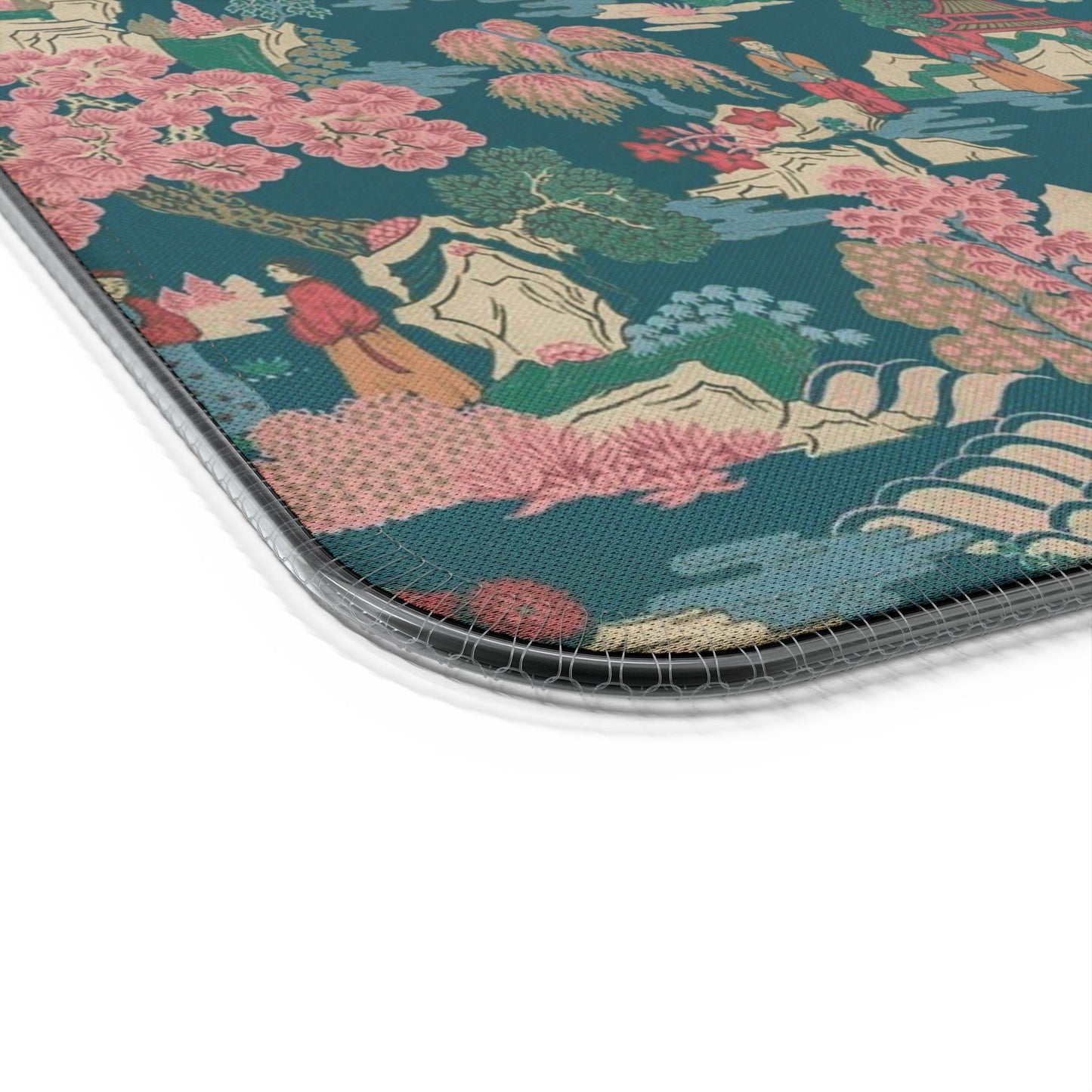 Tapis de souris gaming LED RGB avec recharge sans fil — Design camouflage floral
