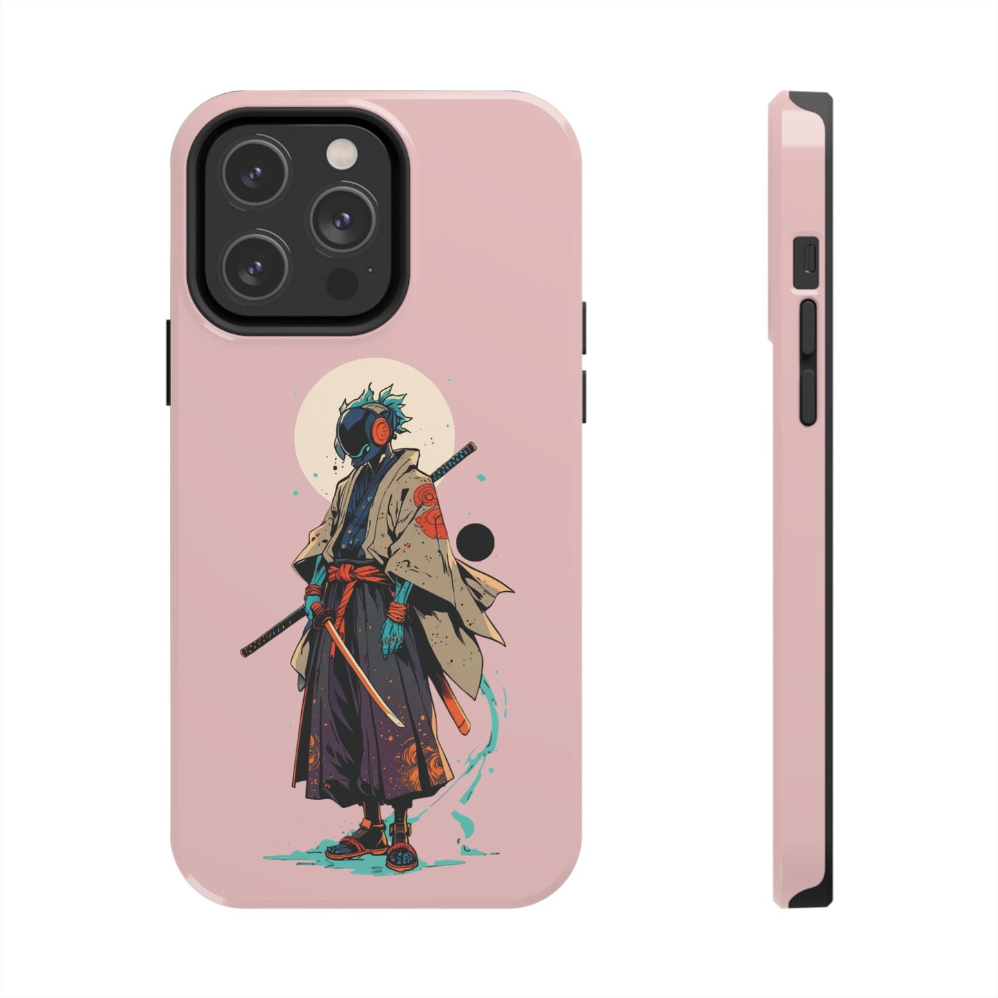 Samurai Cyberpunk Phone Case — Tough Protective iPhone Cover