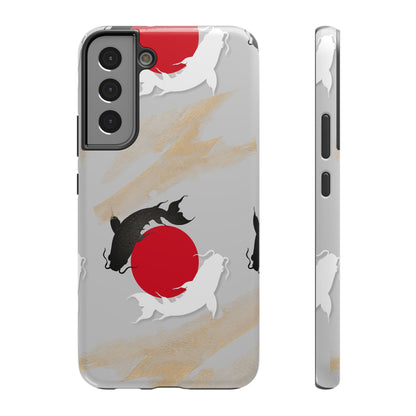 Coque de Téléphone Koi Circle Résistante aux Chocs