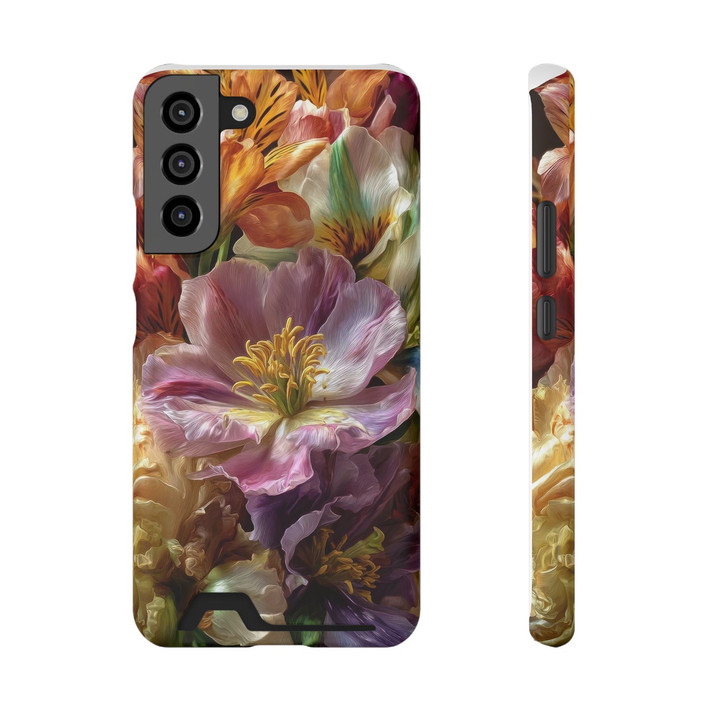Coque de téléphone Floral Velvet Bloom avec porte-cartes