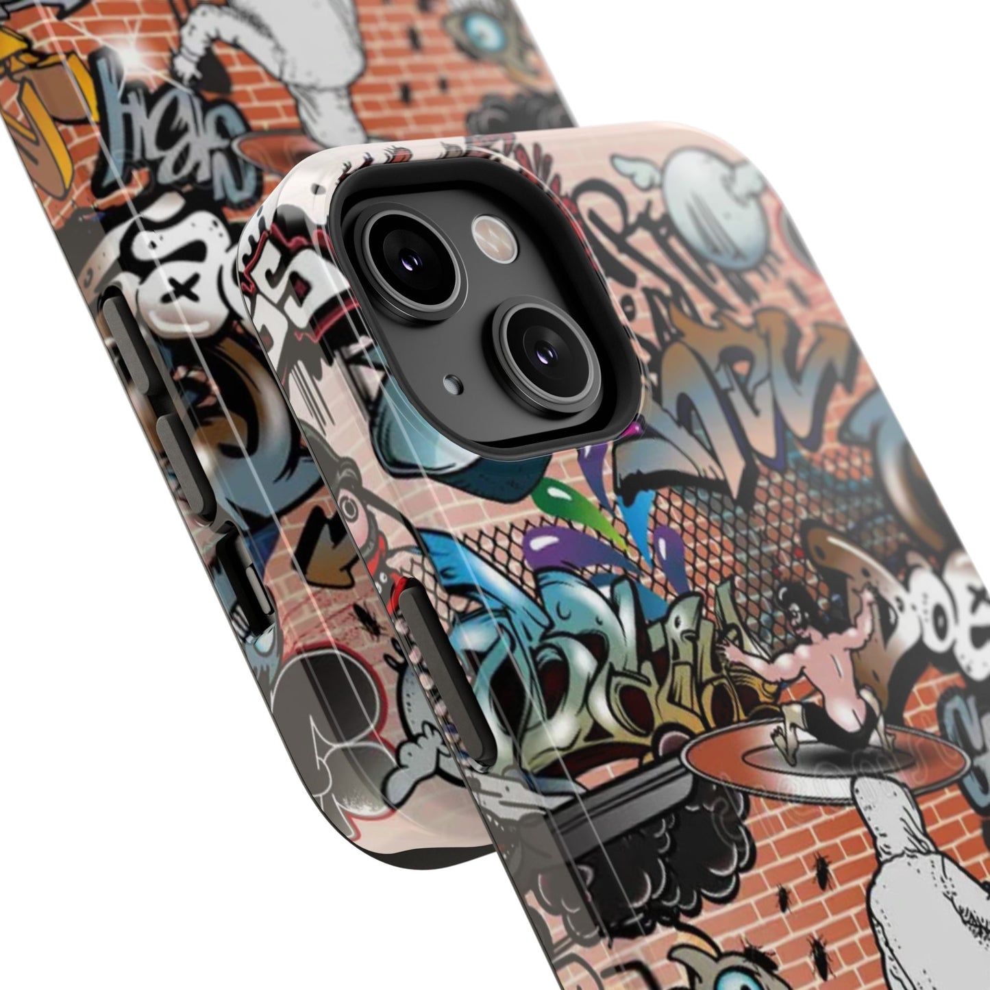 Coque de téléphone Graffiti Street Art — Coque résistante aux chocs style camouflage skateboard urbain