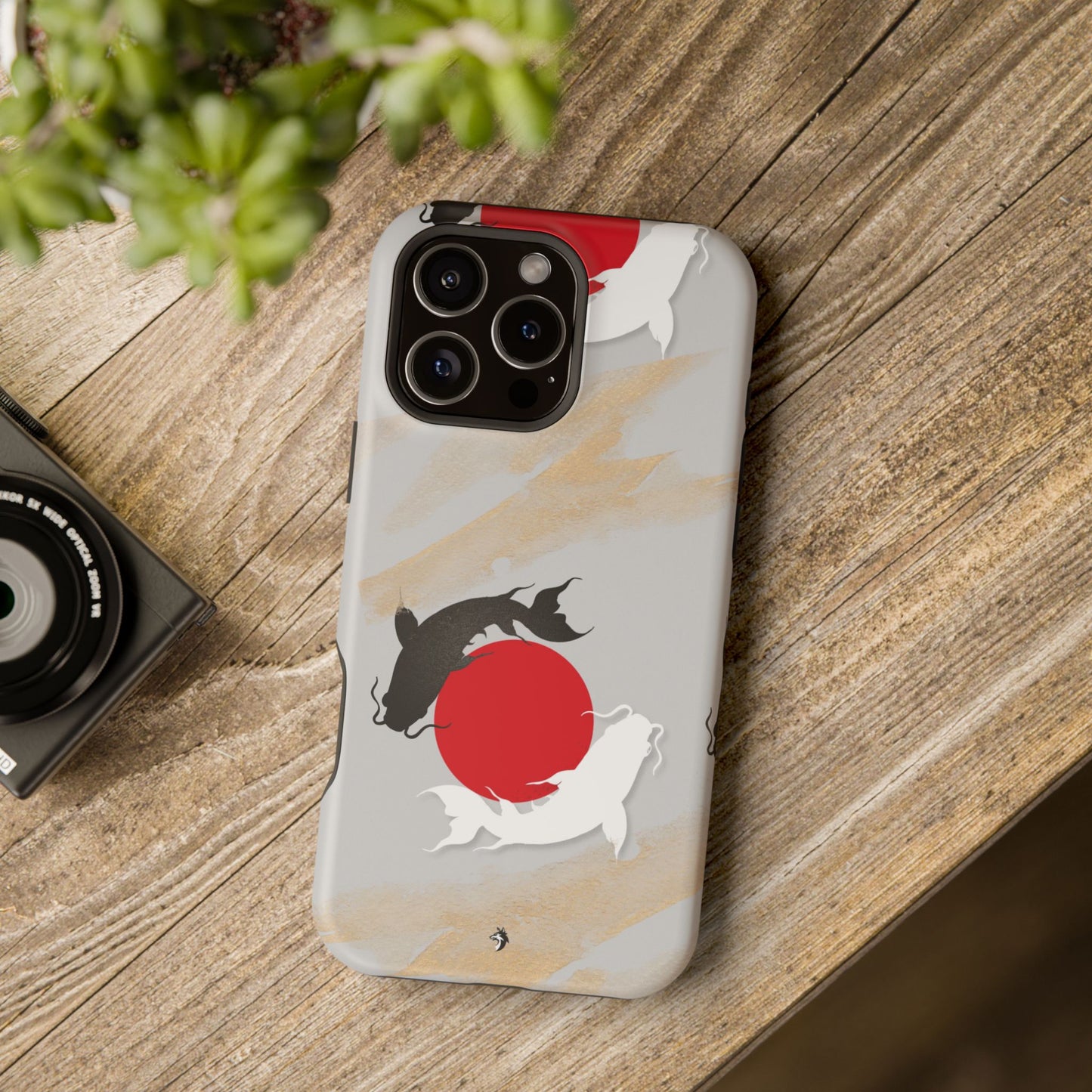 Coque de Téléphone Koi Circle Résistante aux Chocs