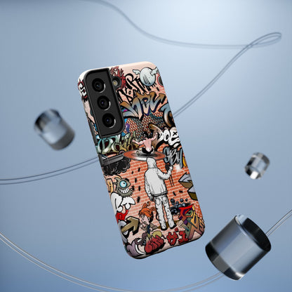 Coque de téléphone Graffiti Street Art — Coque résistante aux chocs style camouflage skateboard urbain