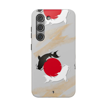 Coque de Téléphone Koi Circle Résistante aux Chocs