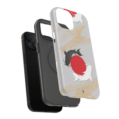 Coque de Téléphone Koi Circle Résistante aux Chocs