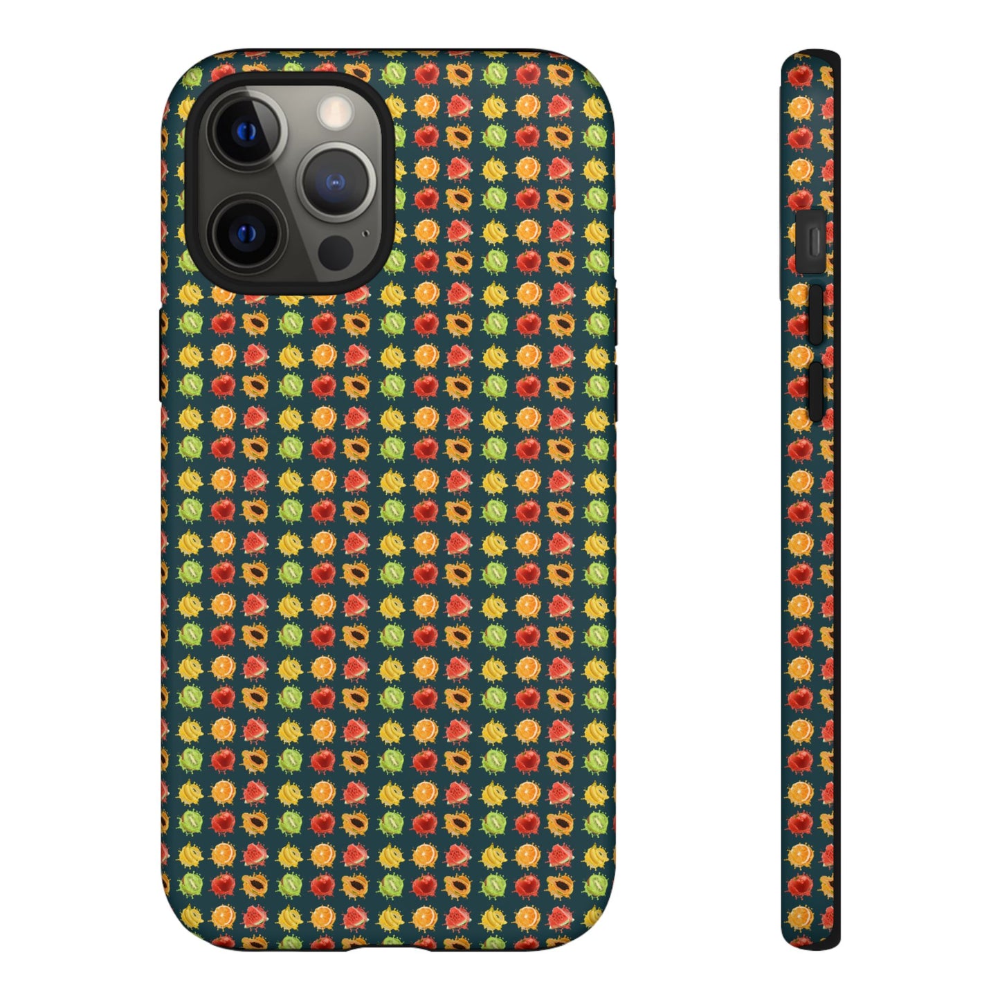 Floral Dot Tough Phone Case — Retro Pattern Protective Phone Cover