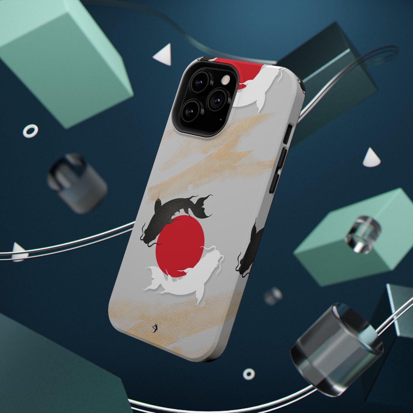 Coque de Téléphone Koi Circle Résistante aux Chocs