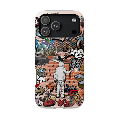Coque de téléphone Graffiti Street Art — Coque résistante aux chocs style camouflage skateboard urbain