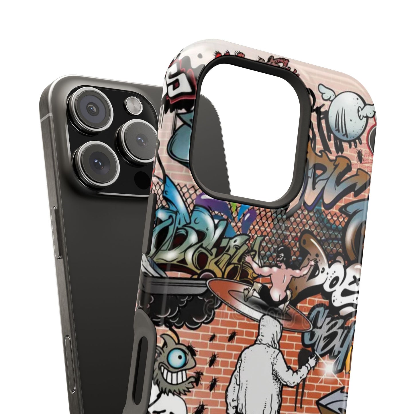 Coque de téléphone Graffiti Street Art — Coque résistante aux chocs style camouflage skateboard urbain
