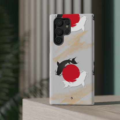 Coque de Téléphone Koi Circle Résistante aux Chocs