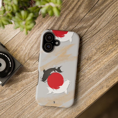 Coque de Téléphone Koi Circle Résistante aux Chocs
