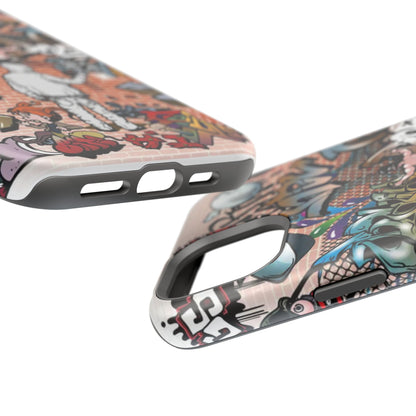 Coque de téléphone Graffiti Street Art — Coque résistante aux chocs style camouflage skateboard urbain