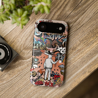 Coque de téléphone Graffiti Street Art — Coque résistante aux chocs style camouflage skateboard urbain