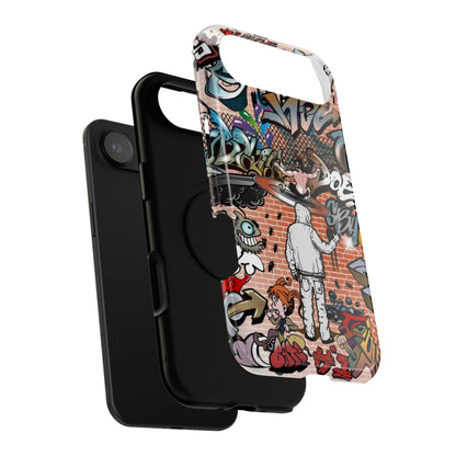 Coque de téléphone Graffiti Street Art — Coque résistante aux chocs style camouflage skateboard urbain