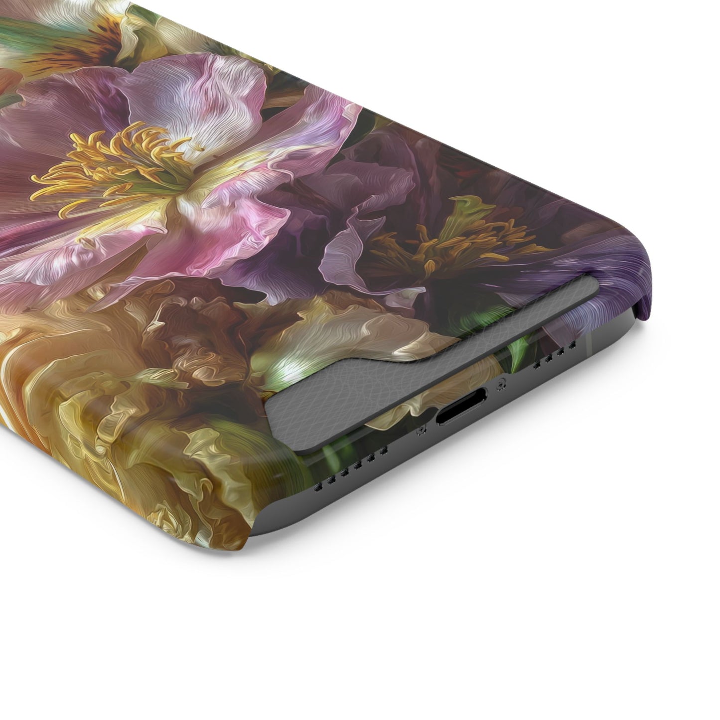 Coque de téléphone Floral Velvet Bloom avec porte-cartes