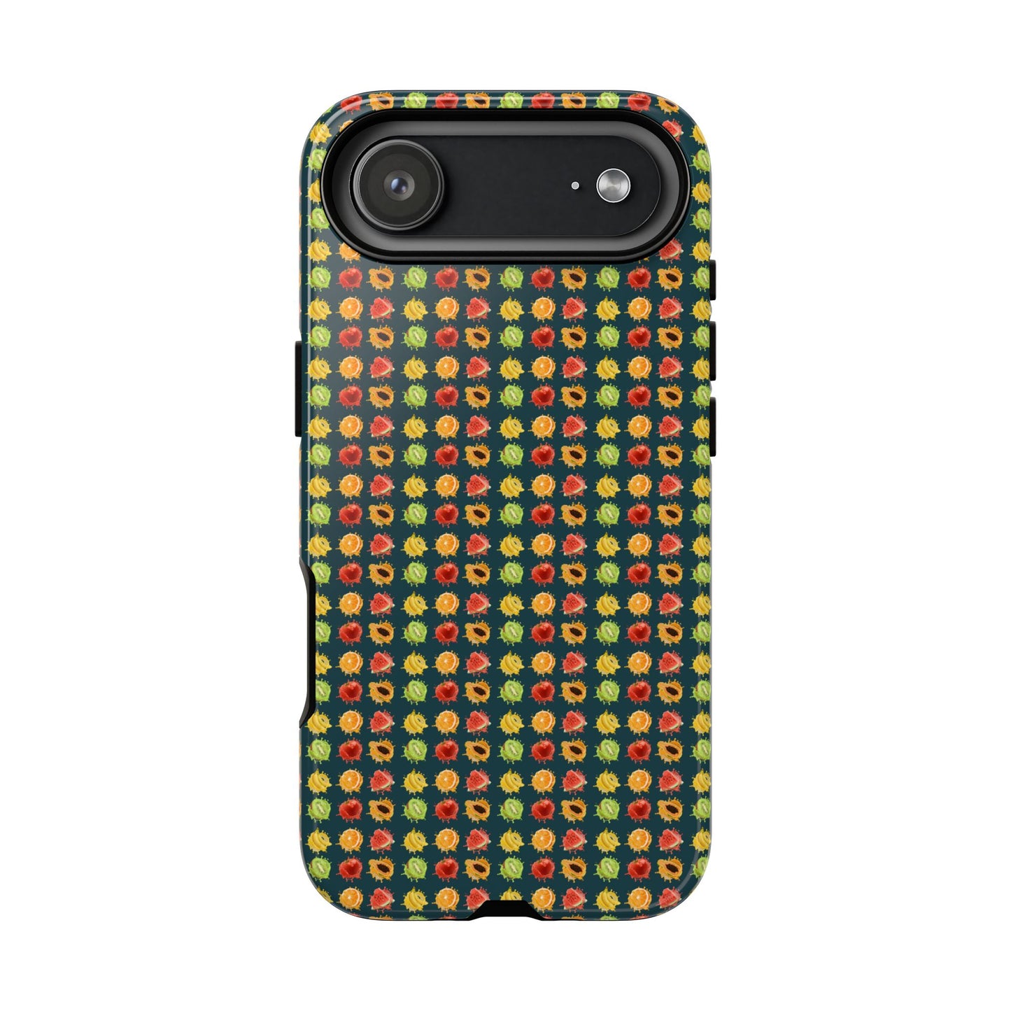 Floral Dot Tough Phone Case — Retro Pattern Protective Phone Cover