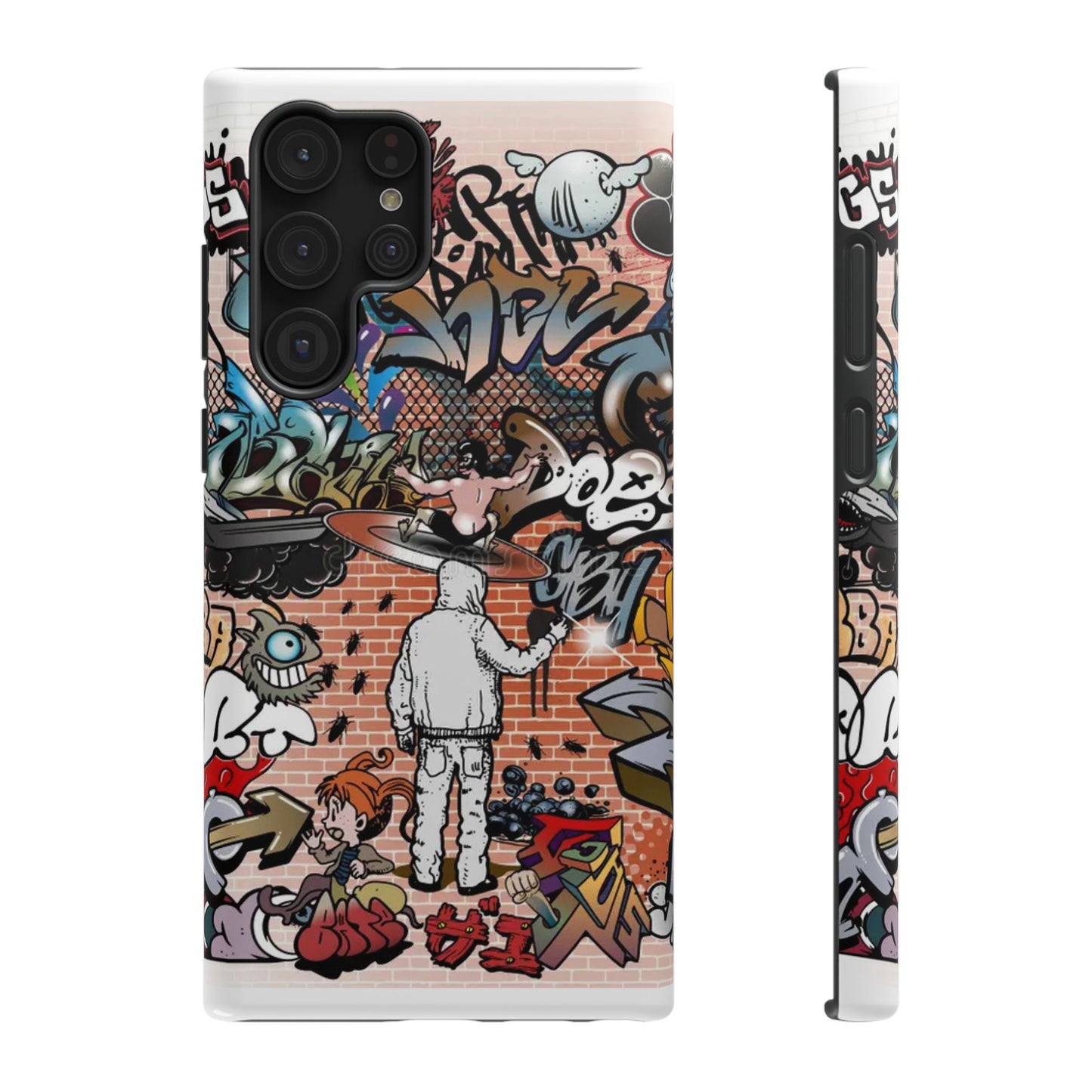 Coque de téléphone Graffiti Street Art — Coque résistante aux chocs style camouflage skateboard urbain
