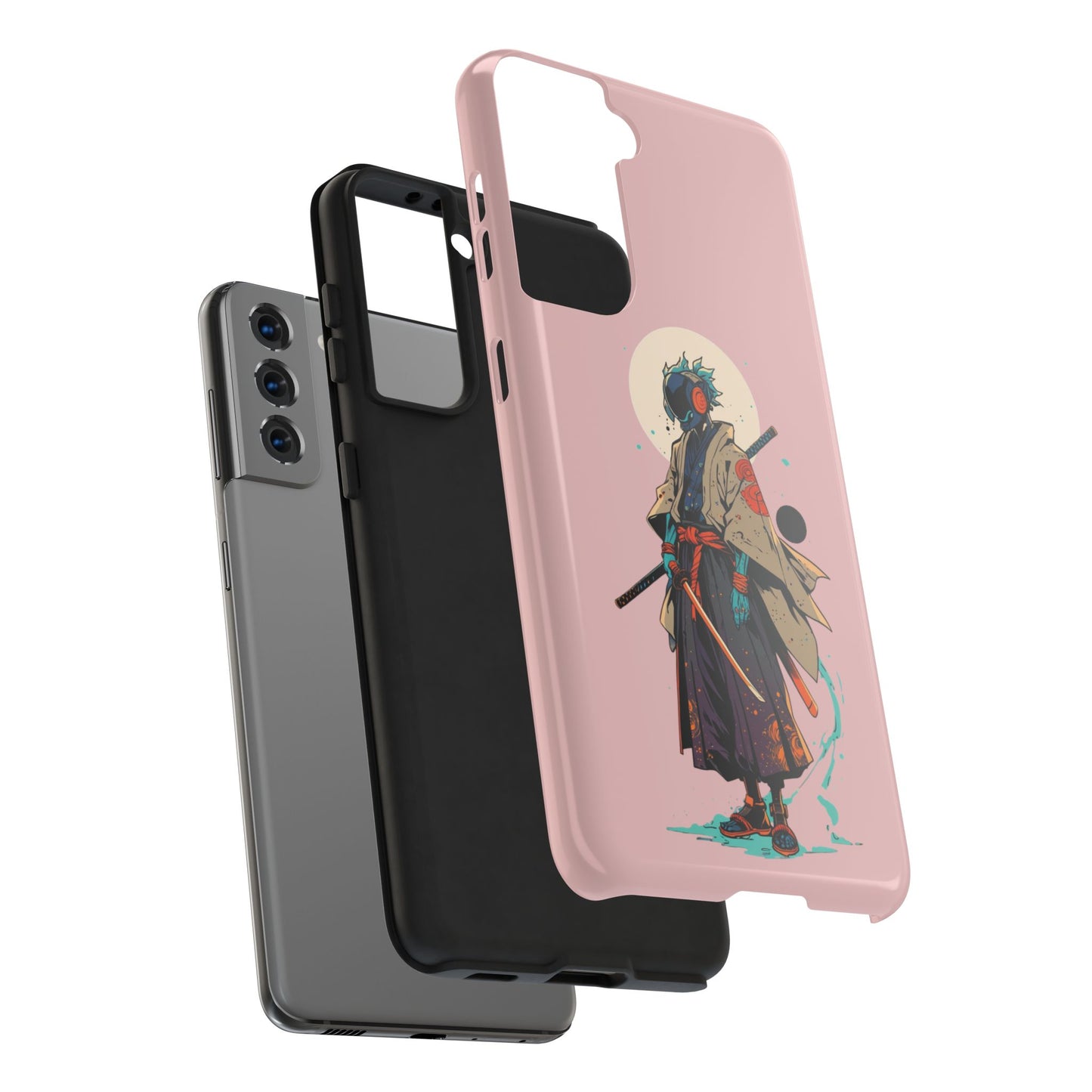 Samurai Cyberpunk Phone Case — Tough Protective iPhone Cover