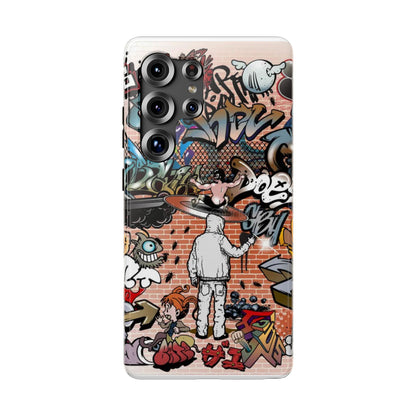 Coque de téléphone Graffiti Street Art — Coque résistante aux chocs style camouflage skateboard urbain