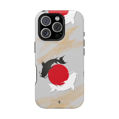 Coque de Téléphone Koi Circle Résistante aux Chocs