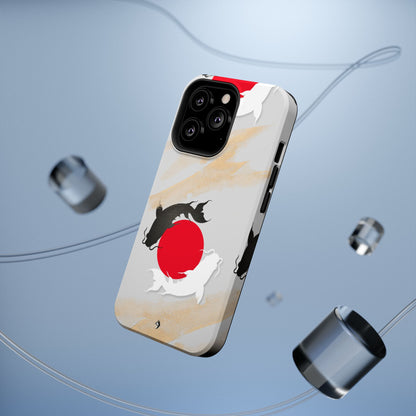 Coque de Téléphone Koi Circle Résistante aux Chocs