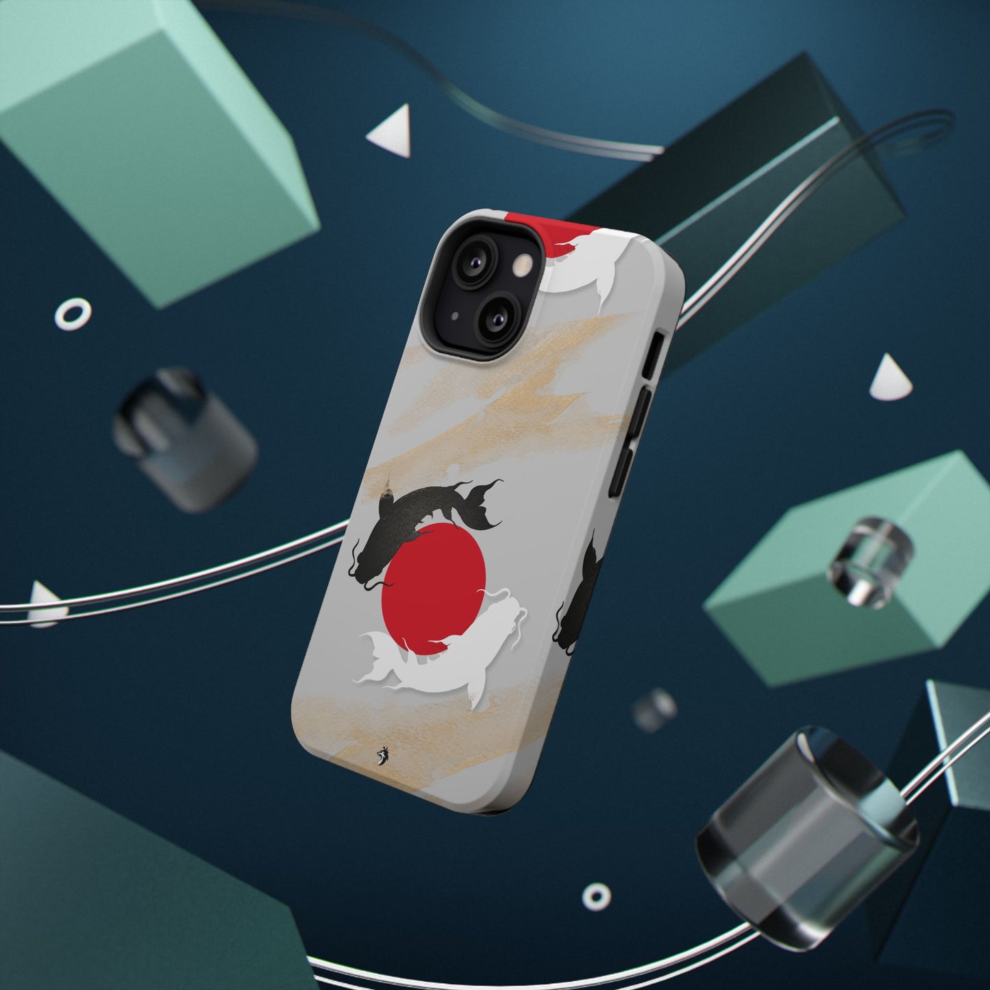 Coque de Téléphone Koi Circle Résistante aux Chocs