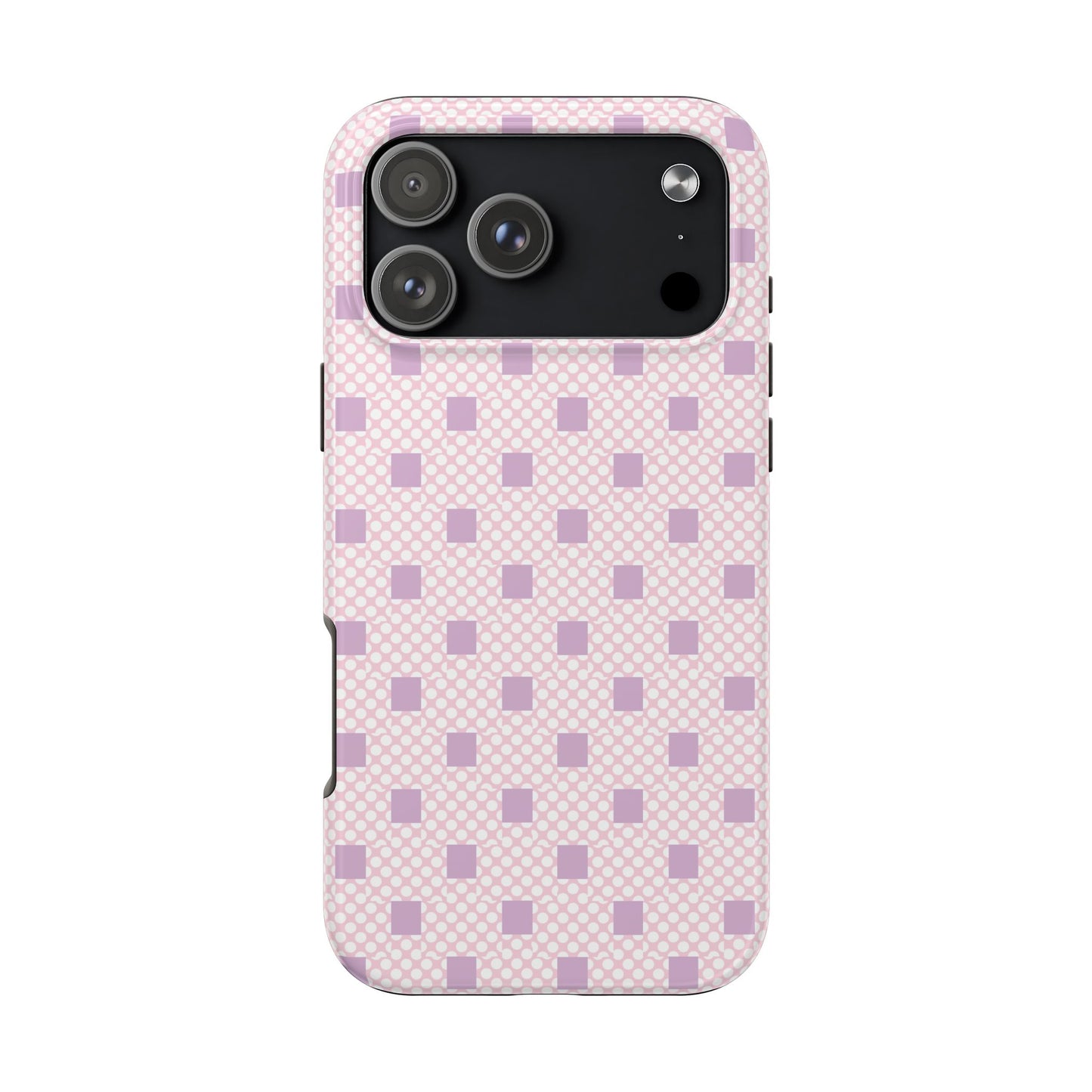Coque de téléphone renforcée Pastel Lavender Check