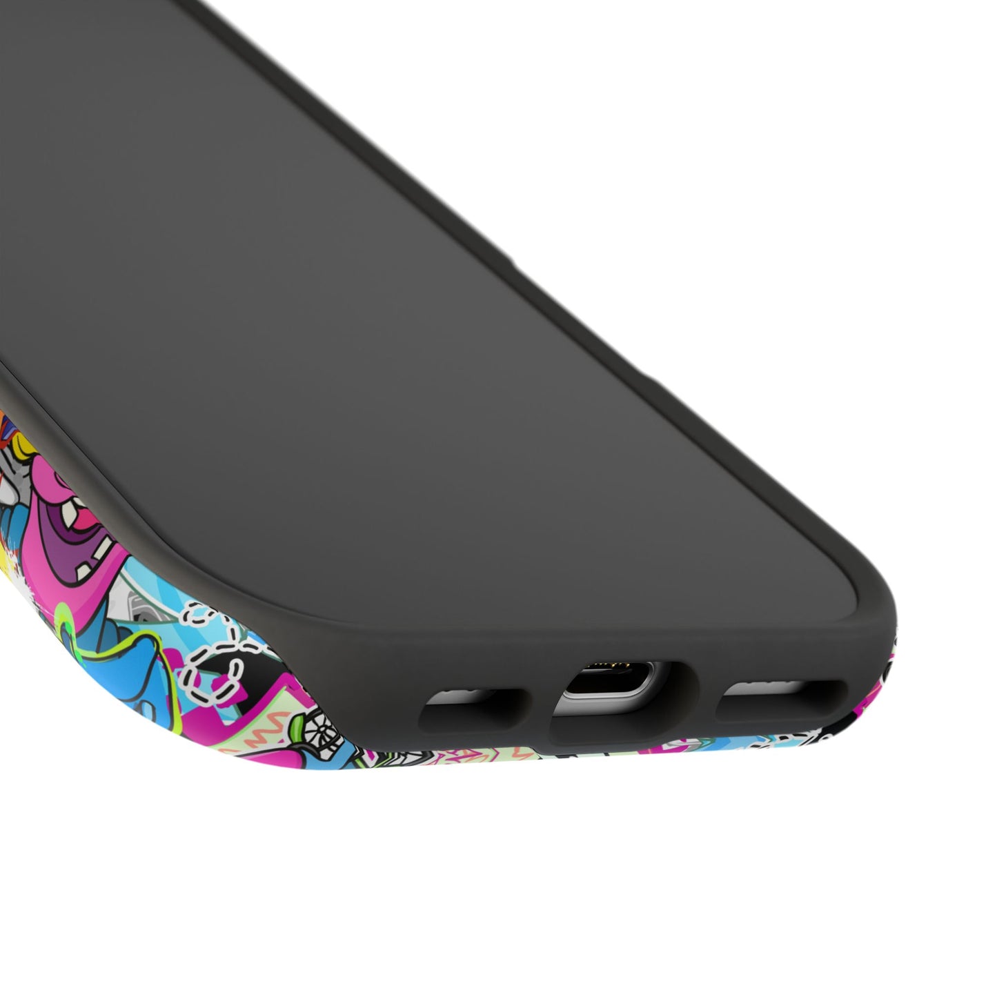 Coque de téléphone magnétique Graffiti Collage — Housse protectrice résistante aux chocs
