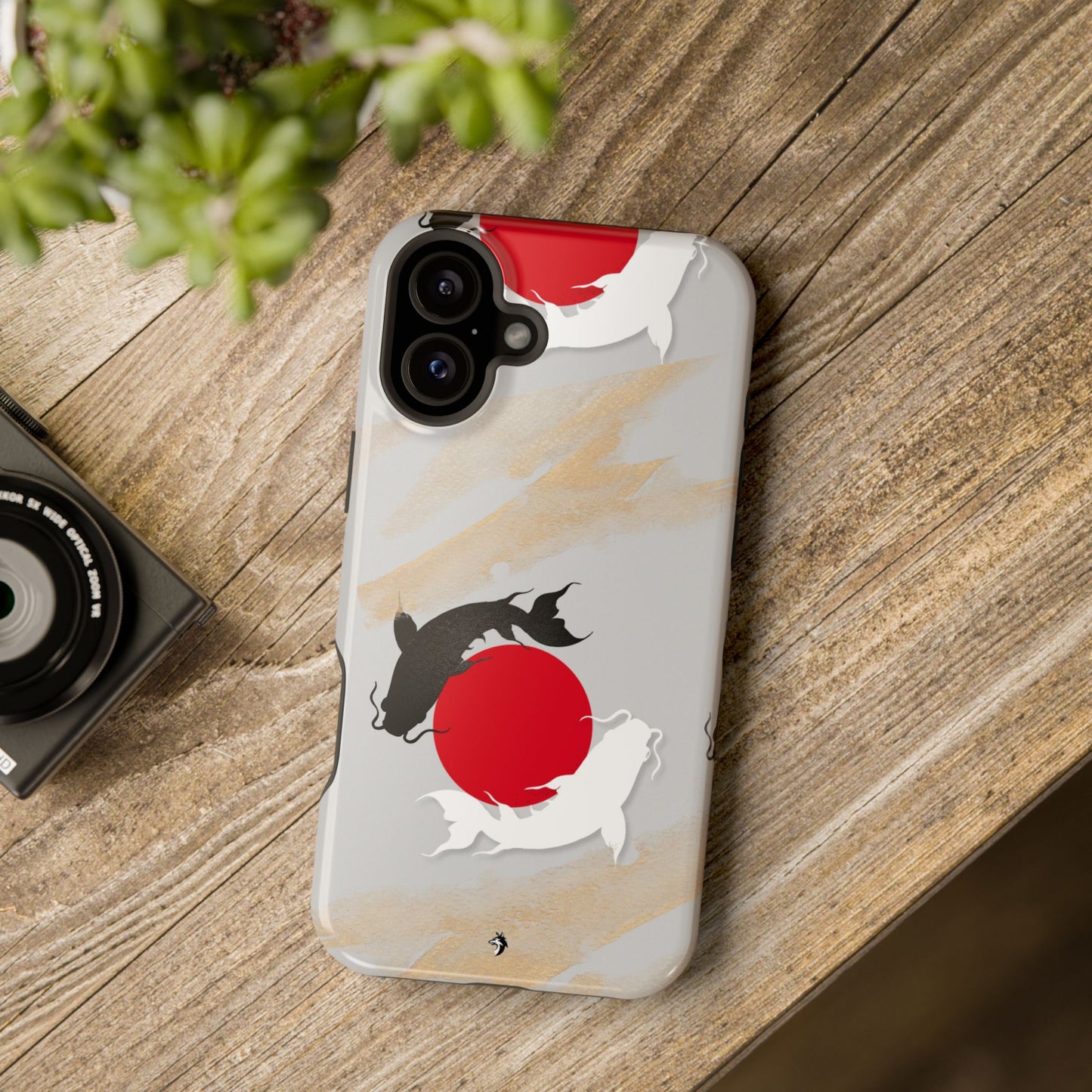 Coque de Téléphone Koi Circle Résistante aux Chocs