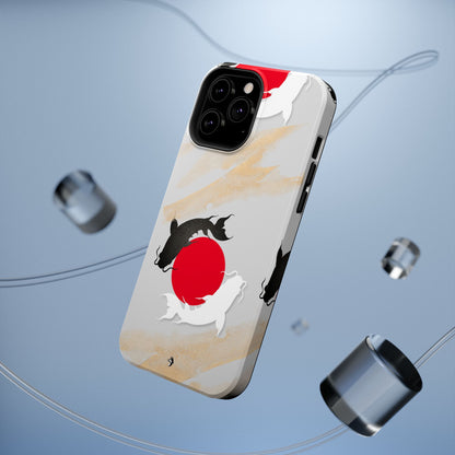 Coque de Téléphone Koi Circle Résistante aux Chocs
