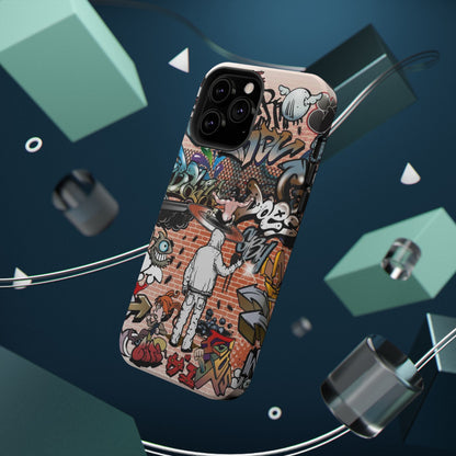 Coque de téléphone Graffiti Street Art — Coque résistante aux chocs style camouflage skateboard urbain