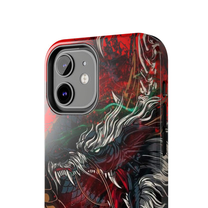 Coque de téléphone renforcée Dragon Rage — Housse protectrice iPhone style tatouage