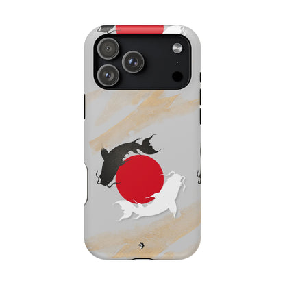 Coque de Téléphone Koi Circle Résistante aux Chocs