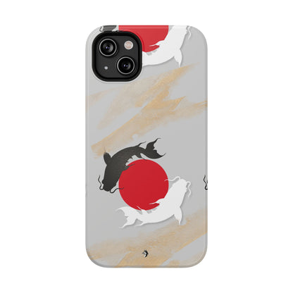 Coque de Téléphone Koi Circle Résistante aux Chocs