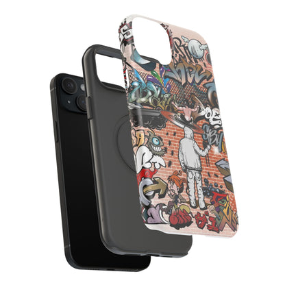 Coque de téléphone Graffiti Street Art — Coque résistante aux chocs style camouflage skateboard urbain