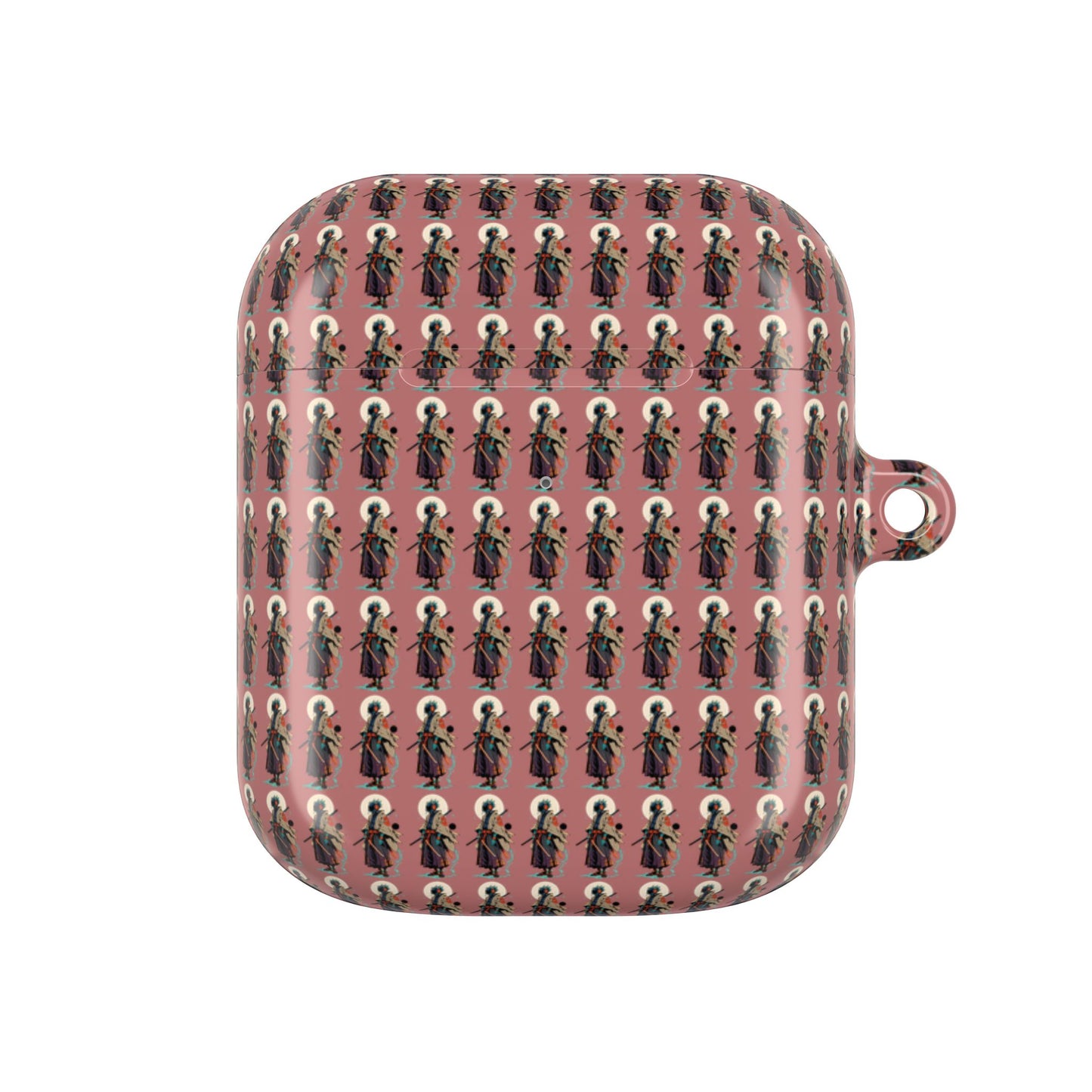 AirPod Case — Vintage Lady Pattern Pink Protective Case