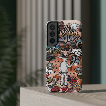 Coque de téléphone Graffiti Street Art — Coque résistante aux chocs style camouflage skateboard urbain