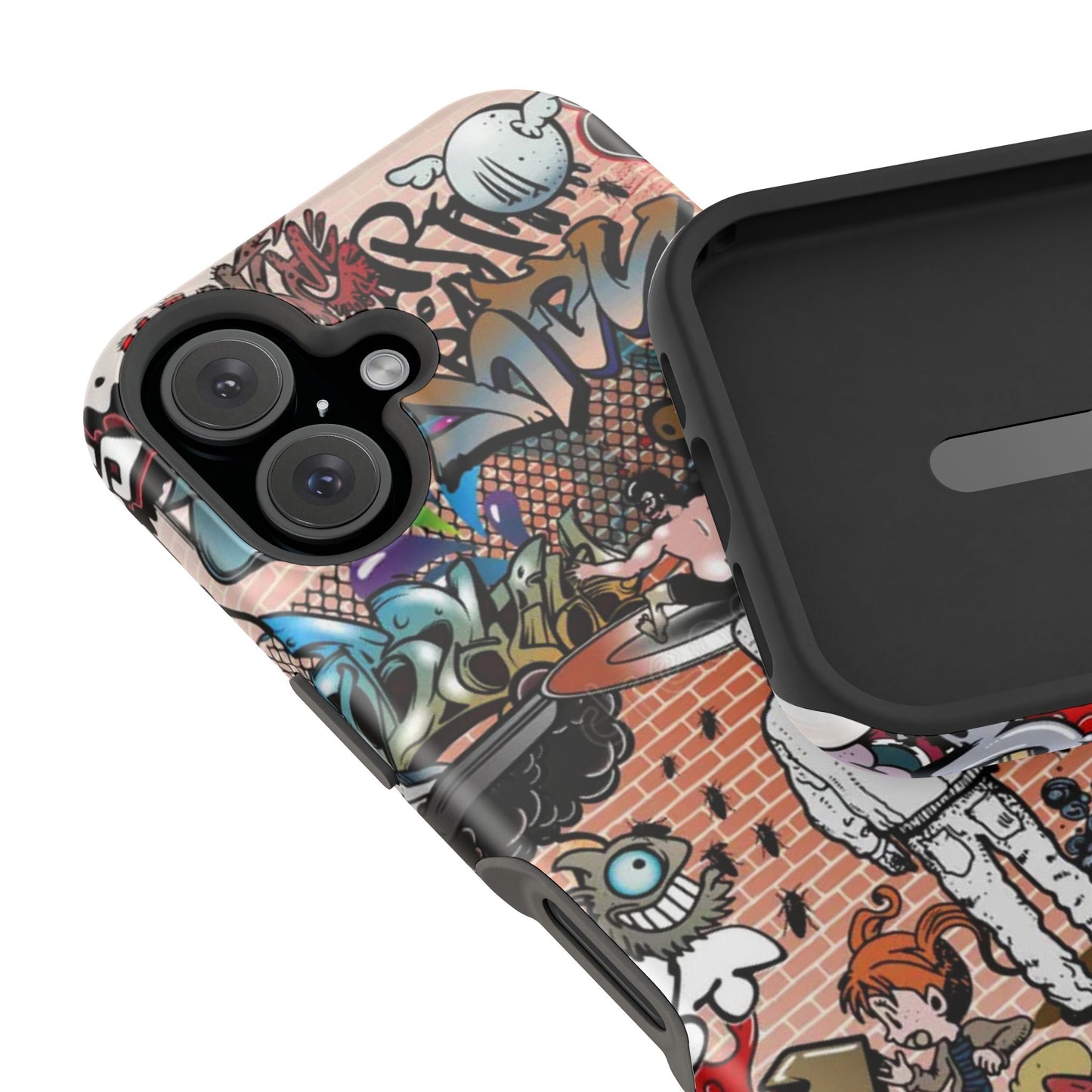 Coque de téléphone Graffiti Street Art — Coque résistante aux chocs style camouflage skateboard urbain