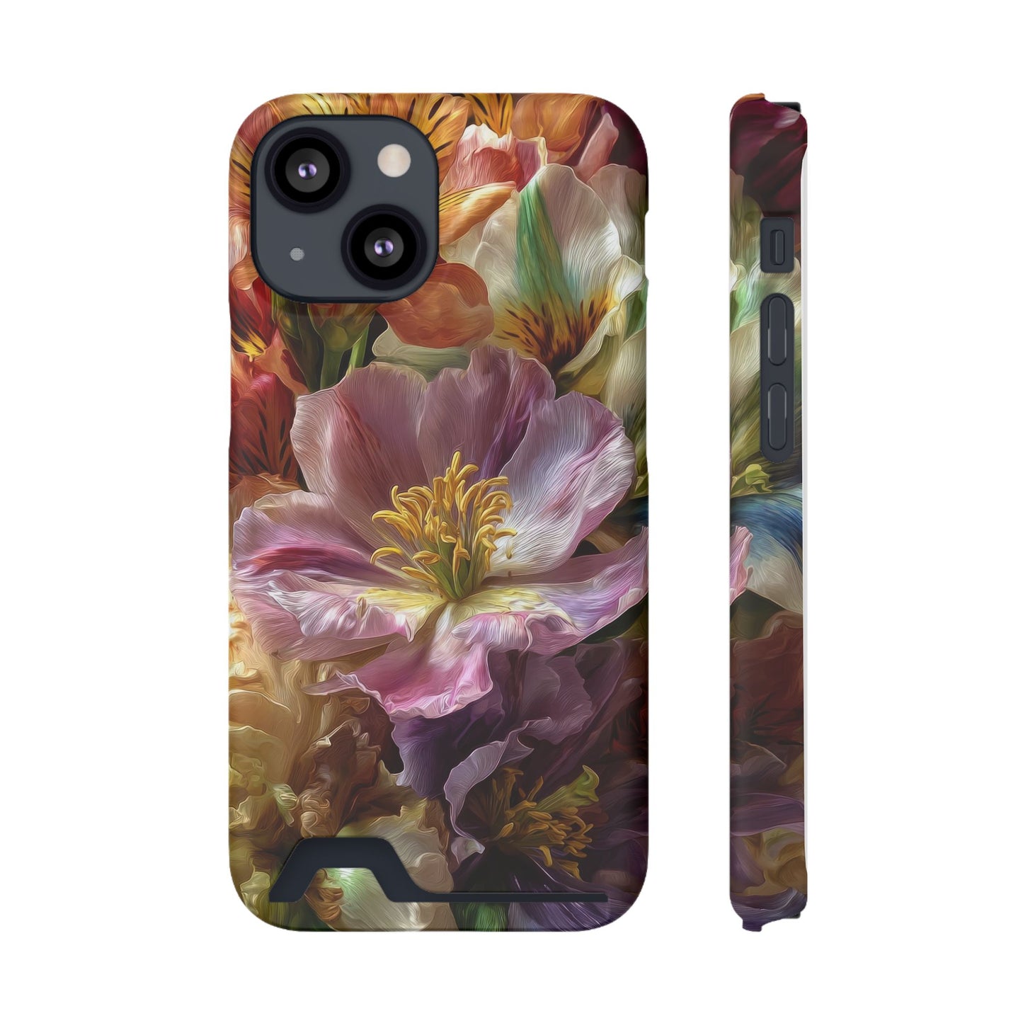 Coque de téléphone Floral Velvet Bloom avec porte-cartes