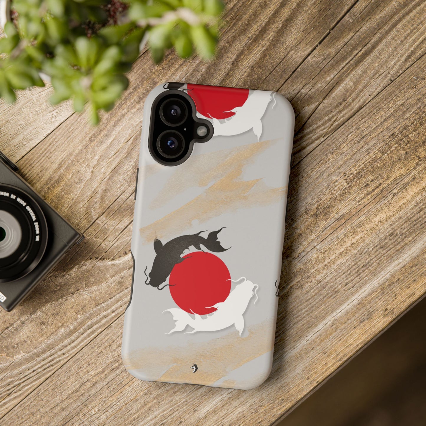 Coque de Téléphone Koi Circle Résistante aux Chocs