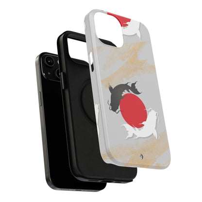 Coque de Téléphone Koi Circle Résistante aux Chocs