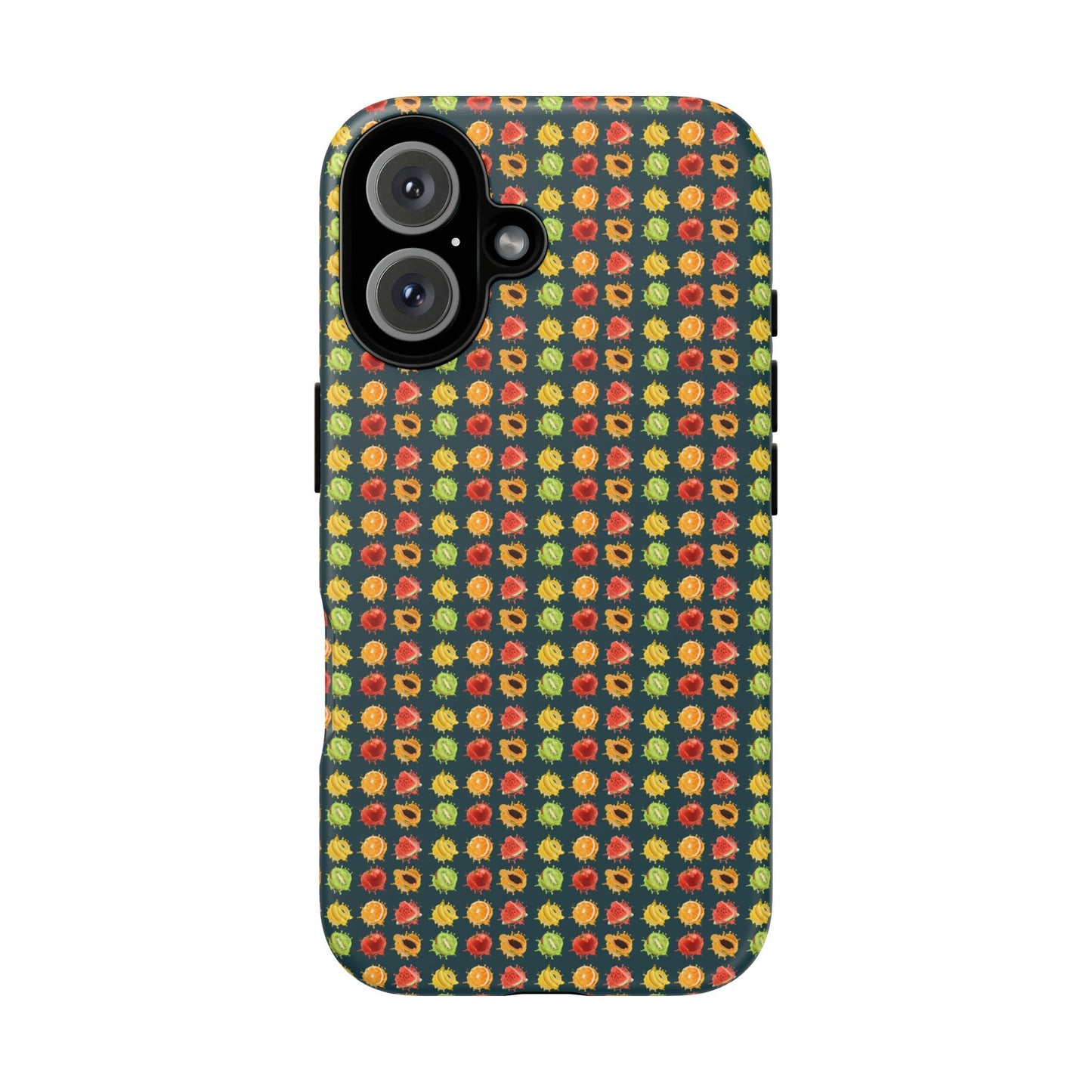 Floral Dot Tough Phone Case — Retro Pattern Protective Phone Cover