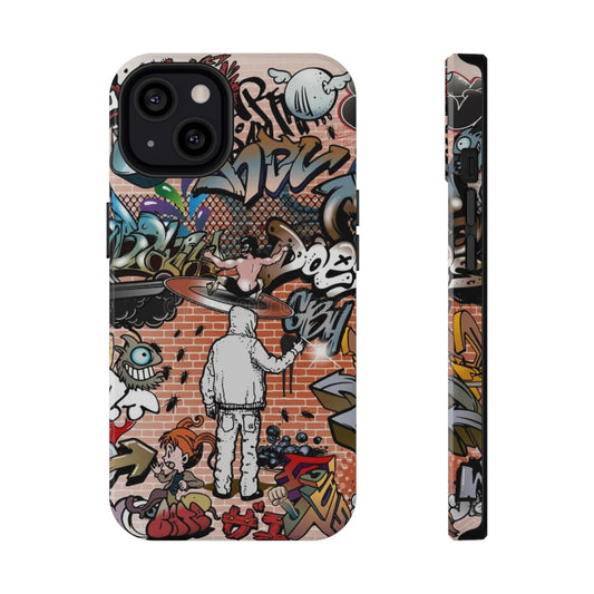 Coque de téléphone Graffiti Street Art — Coque résistante aux chocs style camouflage skateboard urbain