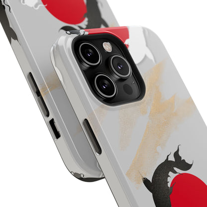 Coque de Téléphone Koi Circle Résistante aux Chocs